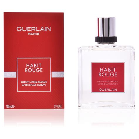 habit rouge l'eau guerlain|guerlain habit rouge after shave.